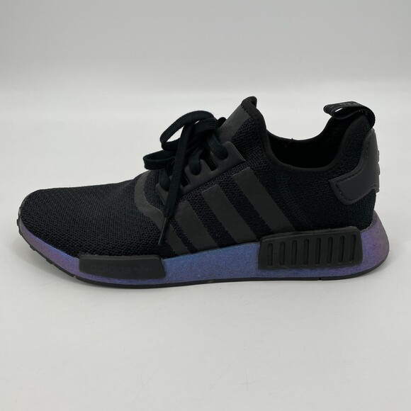 ADIDAS NM_R1 Boost Blue Metallic and Black Shoes Size 11 - Picture 5 of 11